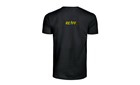 T-Shirt mit Logo in schwarz L